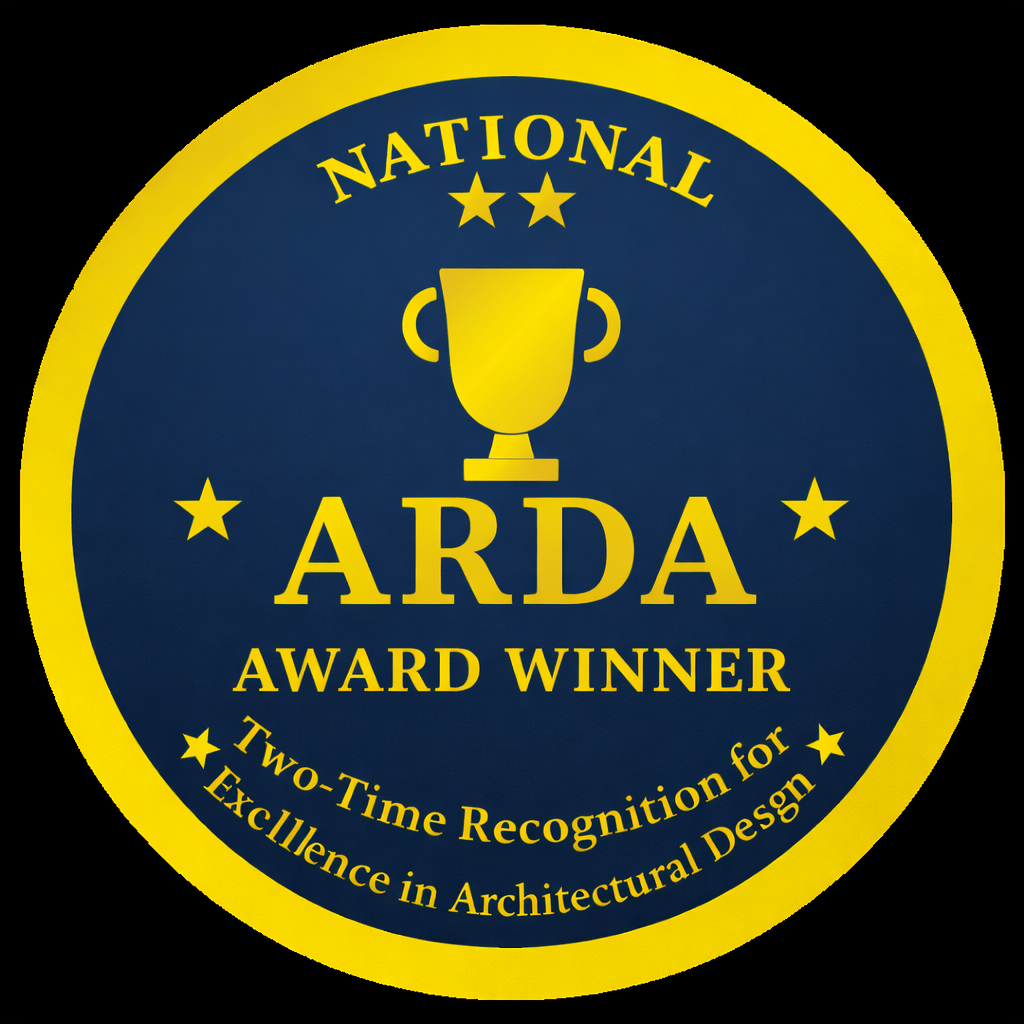 National ARDA Award Winner - Two-Time Recognition for Excellence in Architectural Design