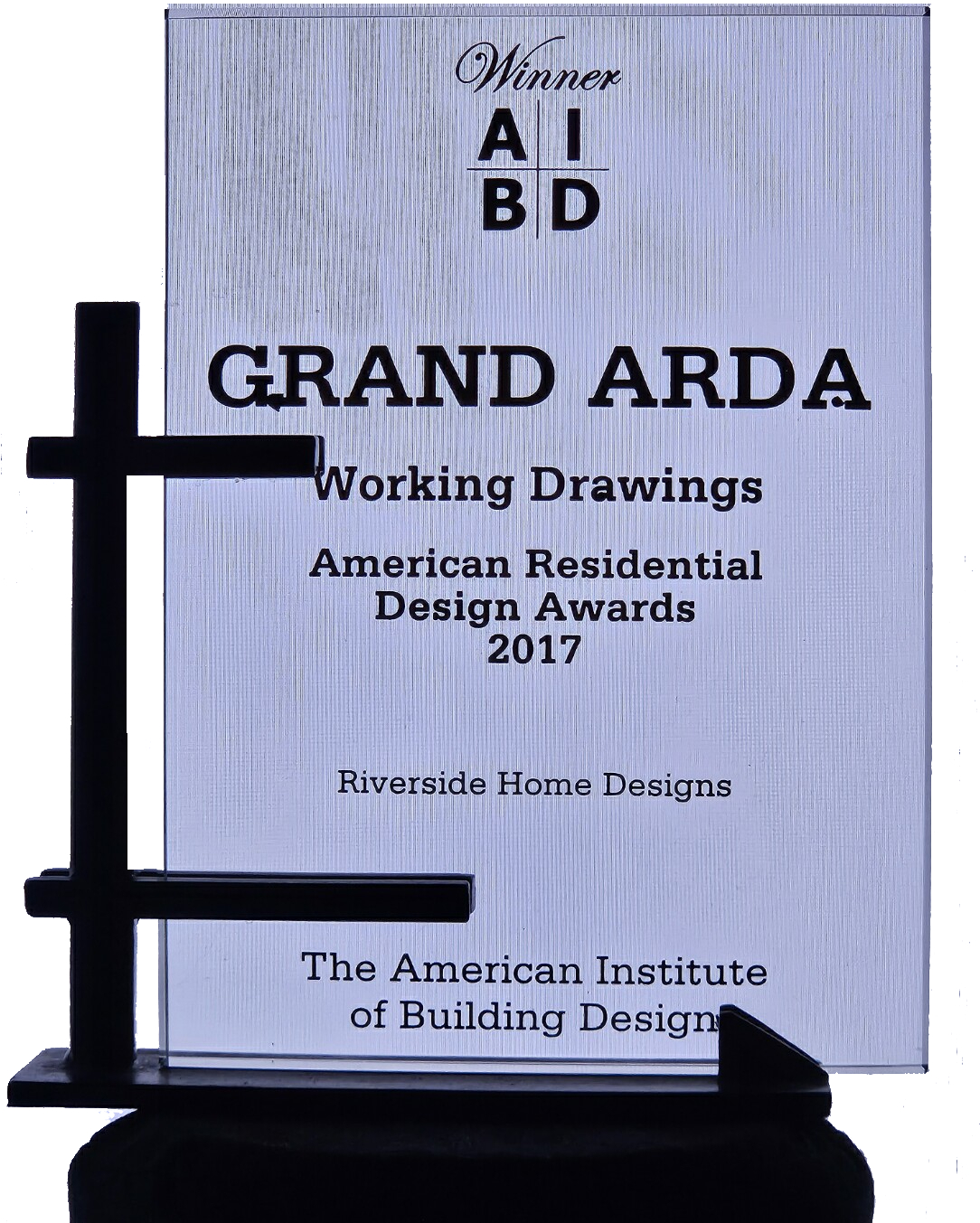 2017 ARDA Grand Trophy Award for Best Architectural Working Drawings