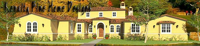 Proposed elevation color rendering for custom home design - Texas Hill Country