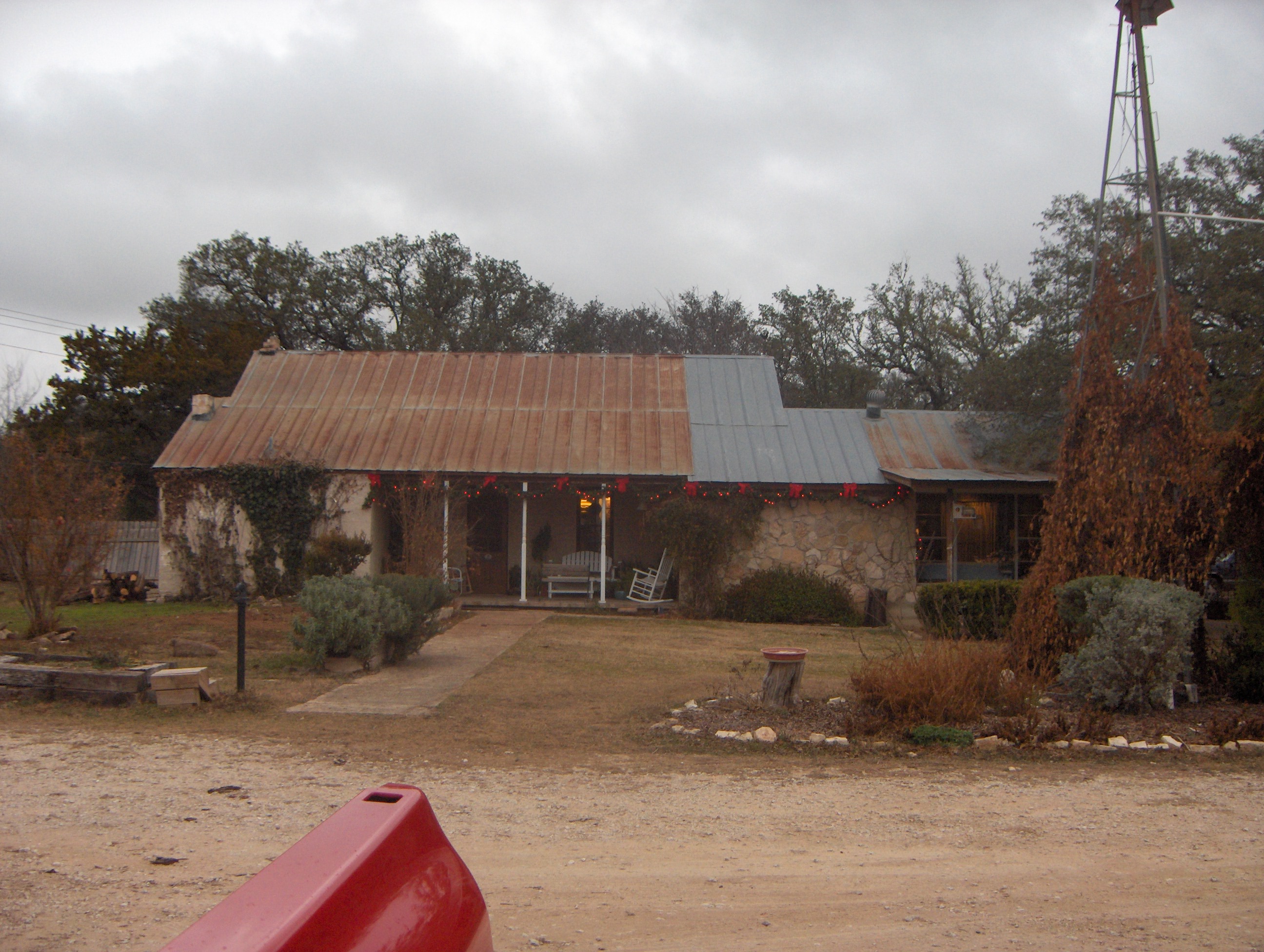 Home Remodel Before - original condition of Hill Country home before renovation project - Riverside Home Designs Custom Home Portfolio